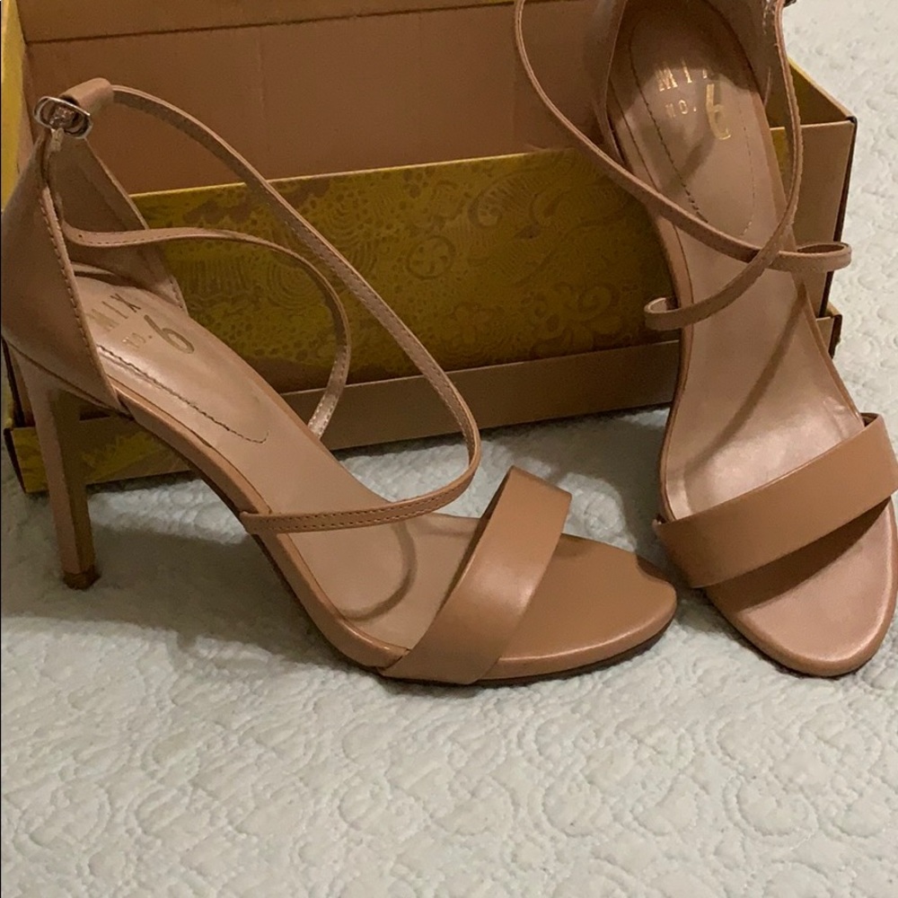 Nude high heels
